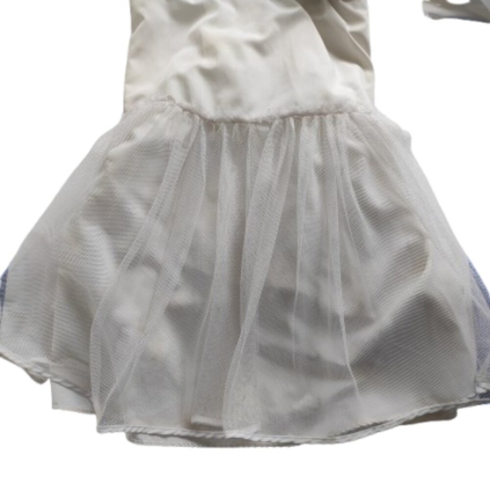 Perfectly Dressed Black with White Floral Dress Crinoline Kid's Size 8 (Medium) - Picture 6 of 8